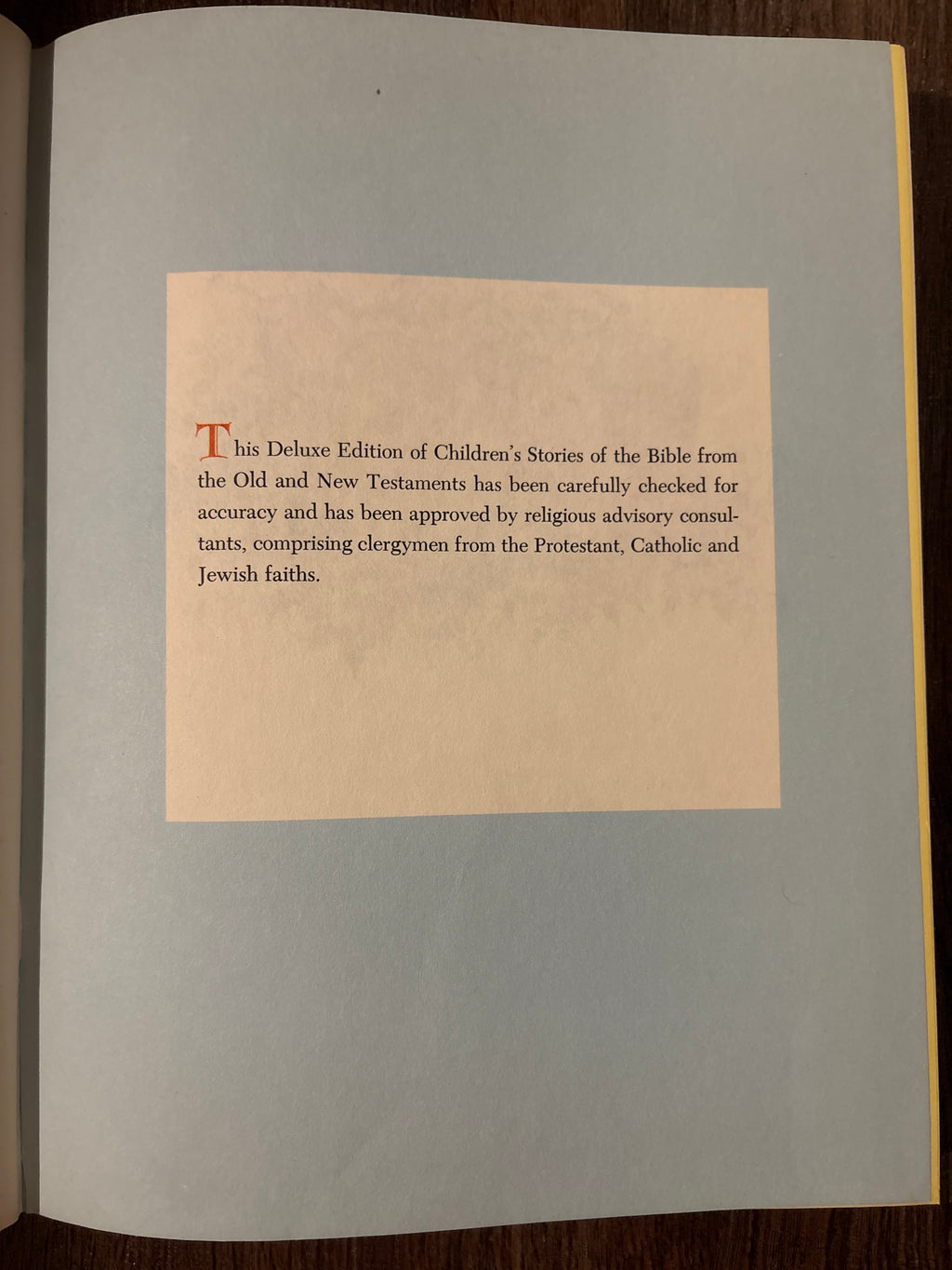 Children’s Stories of the Bible from the Old and New Testament    Deluxe Edition