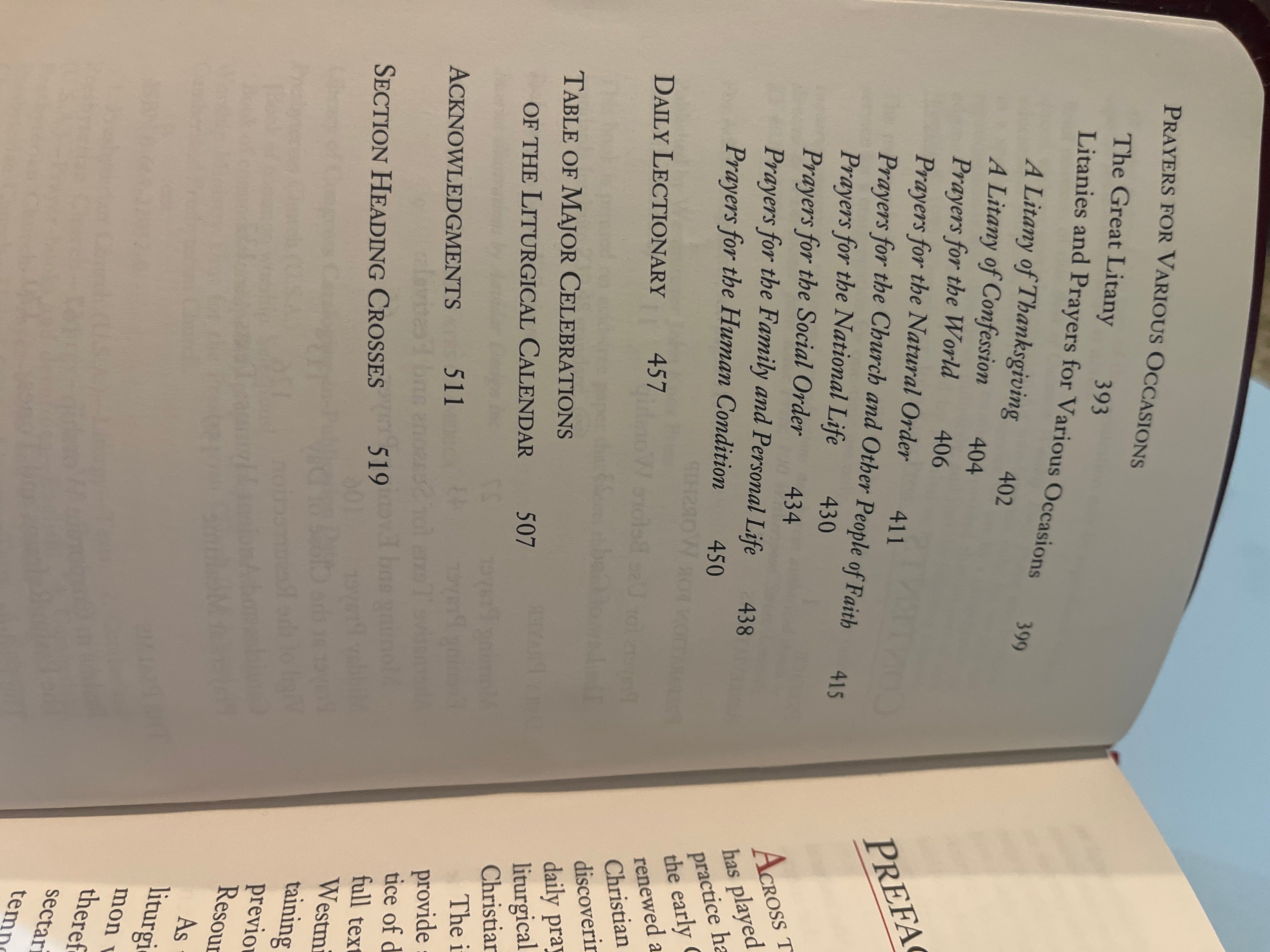 Book of Common Worship Daily Prayer. Leather Bound.